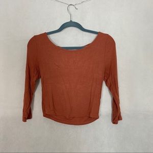 Forever 21 Size S Rust Crop Top